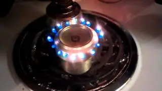 Pressurized alcohol stove .