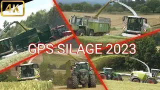 [4K] Ganzpflanzensilage (GPS) aus Getreide / GPS Häckseln / GPS Silage / Case IH Maxxum 135 / Fendt