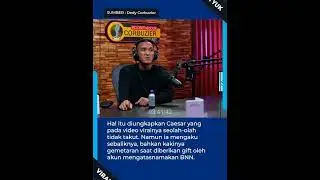 Caesar YKS Mengaku Ketakutan Saat BNN Kasih Gift