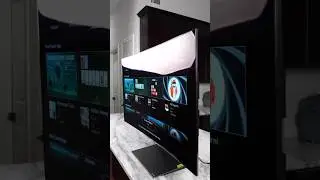 LG bendable screen #lgtv #smarttv #tv #technology #gadget #tech
