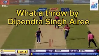 Dipendra Singh Airee  great throw