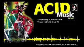 (1998) Sonic Foundry ACID Music DEMO version 1.0 / Demo Song: Small 1 Meg Song