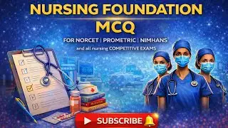 NURSING FOUNDATION MCQ'S FOR NORCET10 PROMETRIC NIMHANS AND ALL NURSING COMPITATIVE EXAMS #viral 