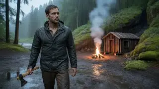 Cold Rain, Deep Woods &mdash; A Lonely Man Builds a Secret Mountain Cabin