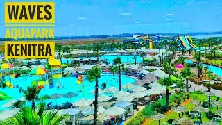 Vlog waves aquapark kenitra Gym _ salle de jeux virtuel  جولة شاملة الحديقة المائية امواج القنيطرة