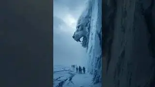 Glacier Breaks Open Revealing Frozen Prehistoric Wolf
