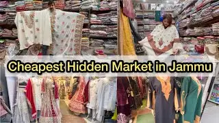 Jammu ki sabse sasti hidden market||kashmiri sozni work suit srf ₹509 main||Pashmina,Kani shawls😳