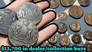 I Bought $13,700 Worth of Rare Silver & Bronze Coins - Six Mega Unboxings: The Life of a Coin Dealer