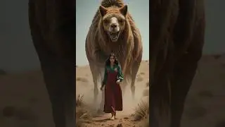 🌴 Emotional Desert Story | Girl, Camel & Baby Camel | Heart TouchingStory #ai #aishorts #aiviral