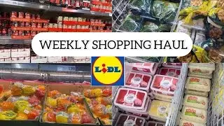 LIDL GROCERY SHOPPING HAUL, NEW IN LIDL, CHEAP FOOD SHOPPING LIDL LONDON