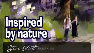 Each brush stroke inspired by Nature