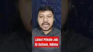 Latest Private job in Odisha Cuttack