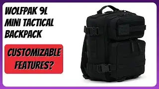 REVIEW (2026): WOLFpak 9L Mini Tactical Backpack. Features