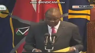 State Of Nation Address: PRESIDENT UHURU'S SPEECH ON WAR ON GRAFT