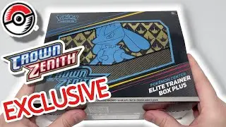 Unboxing Pok&eacute;mon Center Crown Zenith ETB Plus & Crown Zenith ETB Comparison