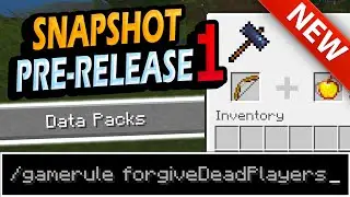 👉1.16 Pre-Release 1👈 Minecraft 1.16 ✅ RESUMEN universalAnger, forgiveDeadPlayersRESUMEN