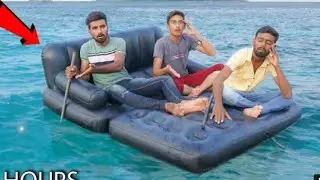 Full Night Camping on Between Deep River Challenge Camping -!The Experiment Tv_Expri_ In_Short
