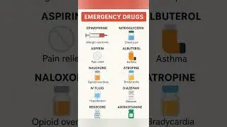🚨 Top 10 Emergency Drugs Everyone Should Know 💊 | Life-Saving Medicines Explained.
