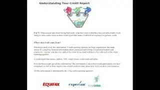 Understanding Your Credit Report