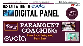 Installation of evota Digital Board | SK Web Designer | Interactive Flat Panel | Smart board |