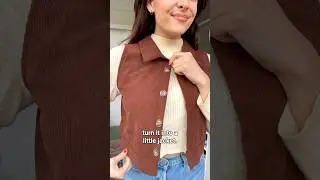 Let&rsquo;s make the corduroy vest of my dreams! 🤩🪡 #sewing #sewingtutorial #sewinghacks #shorts