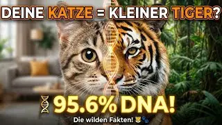 Warum deine Katze ein kleiner Tiger ist: 95,6% gemeinsame DNA!