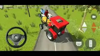Indian tractor driving 3D gameplay videos 