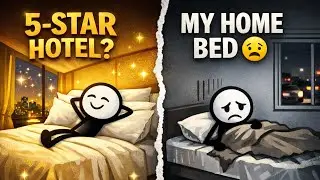 5-Star Hotel vs My Home Bed 😭 Luxury vs Reality