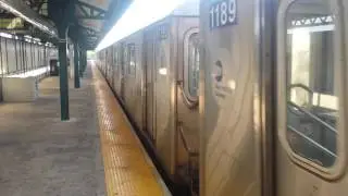IRT Subway: Pelham Bay Park Bound R142 (6) Train Entering & Leaving @ Zerega Avenue