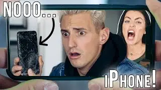 Cracked my iPhone Screen and DESTROYED IT! (iPhone X Review)