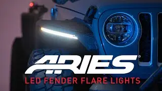 LED Fender Flare Lights for Jeep Wrangler JL & JT Gladiator | ARIES