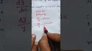 solve the differential equations chapter 9 12th class maths by Yogeshwar sir