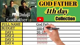 God father 1,2,3 & 4 day Boxoffice Collection Verdict