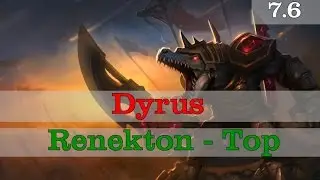 Dyrus - Renekton vs Darius - Top Season 7 Patch 7.6 (Ranked GamePlay)