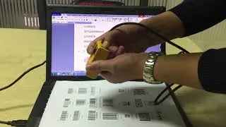 DEWOD Hot sale fixed mount barcode scanner XN201 test video