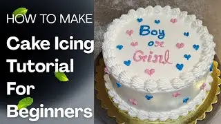 Cake Icing Tutorial For Beginners 3 Basic Icing Techniques With Lots Of Tips and Tricks | 154