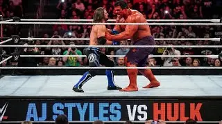 aj styles vs red hulk