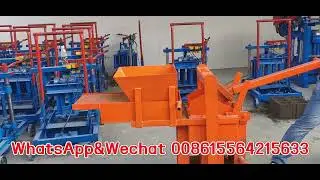 QMR2-40 Manual Clay Interlock Paver Brick Making Machine Soil Holland Paver brick Moulding Machine
