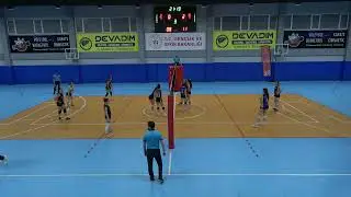 3. Set Milan Atletik - Koza Atletik Genç Kızlar Voleybol Takımları Grup Maçı