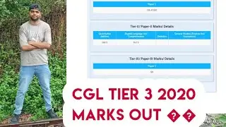 cgl tier 3 marks out 2020 😀😀
