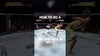 HOW TO DO A 720 SPIN KICK UFC 5&hellip; 🌪️ #ufc5 #tutorial #shorts #ufc