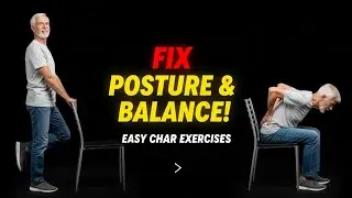Chair Exercises for Improved Posture and Balance For Seniors Over 60