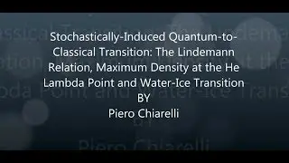 Stochastically-Induced Quantum-to-Classical Transition
