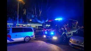 Hulpdiensten in Den Haag met spoed naar incidenten tijdens de jaarwisseling.