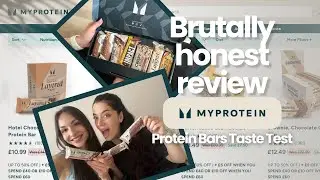 BRUTALLY Honest Taste Test: Are Myprotein Bars Worth It?😬