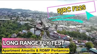 LONG RANGE FLY TEST OF SJRC F22S DRONE, EXCEEDING 3.5KM! TOWARDS APARTMENT AMARILIS & RDMP PERTAMINA