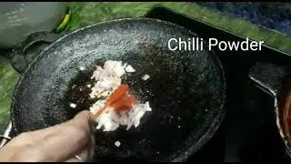 How to make a Fried Onion Egg Omelette ~ Home Food Recipe ~ Mom style ~ Tamil ~ Subtitled with ENG