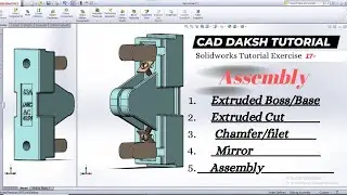 Cutout Fuse Part 1 | sketch & Assembly part #solidworkstutorial