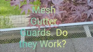 Do Gutter Guards Work. Plastic Mesh Gutter Guards Review.