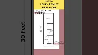 10 x 30 feet home plan first floor #viral #houseplan #houseplanning #realestate #house